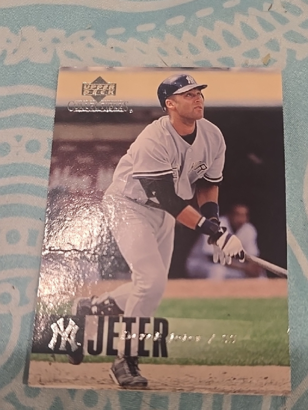 Derek Jeter Upper Deck Baseball Card - Gray/Black As Is 2006